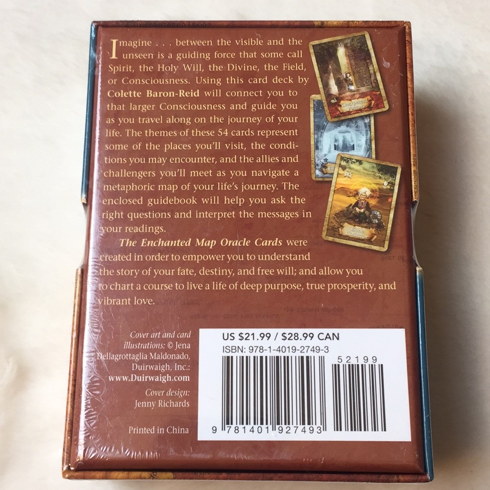 The Enchanted Map oracle cards and guidebook set. - Picture 8 of 8